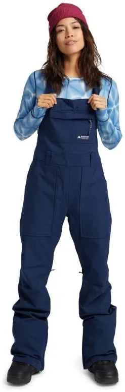 Burton Avalon Stretch Bib Pants Women's -Peak Performance Butik burton avalon bib pant women s dress blue xxs dress blue 1