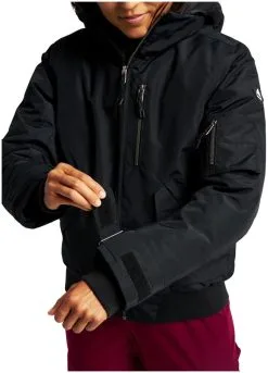 Burton Saxton Bomber Jacket Women's -Peak Performance Butik burton saxton bomber jacket women true black 4