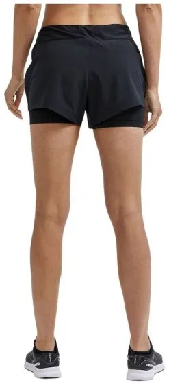 Craft Adv Essence 2-i-1 Shorts Women's 12 Craft Adv Essence 2-i-1 Shorts Women's -Peak Performance Butik craft adv essence 2 in 1 shorts women black xs black 3