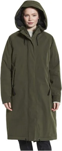 Didriksons Alicia Parka L 2 Women's -Peak Performance Butik didriksons alicia parka l 2 women s deep green 2 1