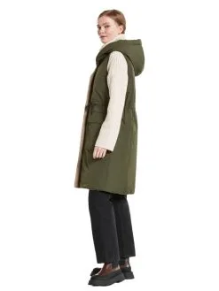 Didriksons Aviva Reversible Vest Women's -Peak Performance Butik didriksons aviva reversible vest women s beige deep green 16