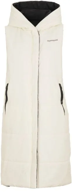 Didriksons Aviva Reversible Vest Women's -Peak Performance Butik didriksons aviva reversible vest women s white foam black 2