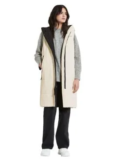 Didriksons Aviva Reversible Vest Women's -Peak Performance Butik didriksons aviva reversible vest women s white foam black 3