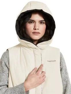 Didriksons Aviva Reversible Vest Women's -Peak Performance Butik didriksons aviva reversible vest women s white foam black 6