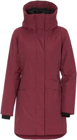 Didriksons Cajsa Parka 3 Women's -Peak Performance Butik didriksons cajsa women s parka 3 rioja red 36 s rioja red 0