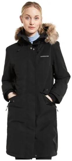 Didriksons Erika Parka 3 Women's -Peak Performance Butik didriksons erika parka 3 women s black 2
