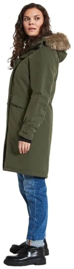 Didriksons Erika Parka 3 Women's -Peak Performance Butik didriksons erika parka 3 women s deep green 14