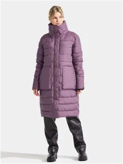 Didriksons Hilda Women's Puff Parka -Peak Performance Butik didriksons hilda women s puff parka eggplant 34 xs eggplant 2