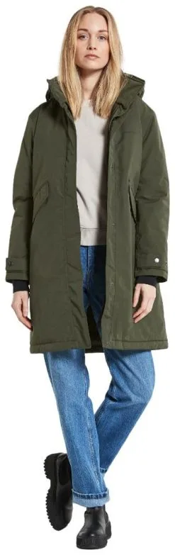 Didriksons Josefine Parka Women's 17 Didriksons Josefine Parka Women's -Peak Performance Butik didriksons josefine parka women s deep green 3