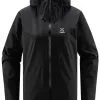Haglofs Aria Proof Jacket Women's -Peak Performance Butik haglofs aria proof jacket women true black 0 1