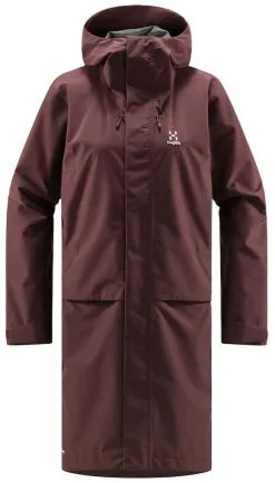Haglofs Aria Proof Parka Women's -Peak Performance Butik haglofs aria proof parka women burgundy brown 2 1