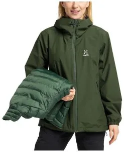 Haglofs Eldstad 3-in-1 Mimic GTX Jacket Women's -Peak Performance Butik haglofs eldstad 3 in 1 mimic gtx jacket women seaweed green 13 1