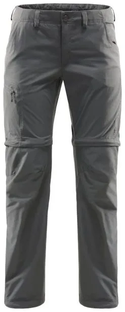 Haglofs Lite Zip Off Pant Women -Peak Performance Butik haglofs lite zip off pant women magnetite 34 magnetite 1