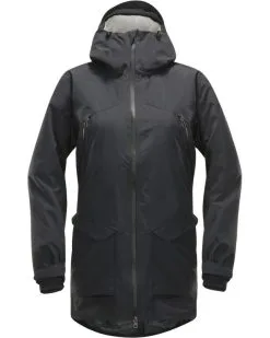 Haglofs Torsang Parka Women -Peak Performance Butik haglofs torsang parka women true black xs true black 0 1