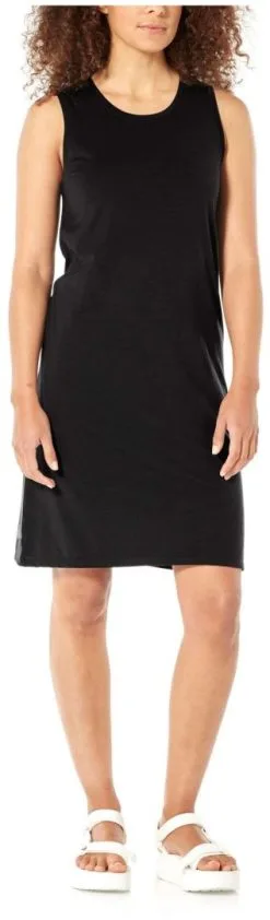 Icebreaker Yanni Sleeveless Dress Women's -Peak Performance Butik icebreaker yanni sleeveless dress black s black 3