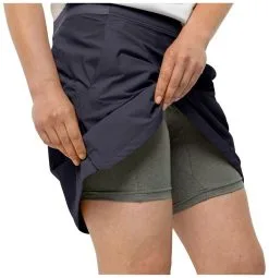 Jack Wolfskin Hilltop Trail Skort Women's -Peak Performance Butik jack wolfskin hilltop trail skort women s graphite 34 xs graphite 5 1