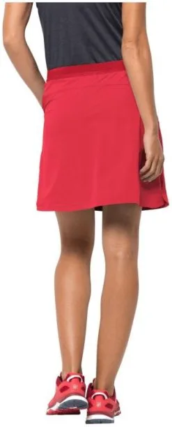 Jack Wolfskin Hilltop Trail Skort Women's -Peak Performance Butik jack wolfskin hilltop trail skort women tulip red 3