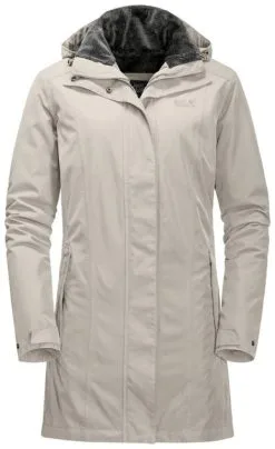 Jack Wolfskin Madison Avenue Coat Women's -Peak Performance Butik jack wolfskin madison avenue coat women dusty grey xs dusty grey 0 1