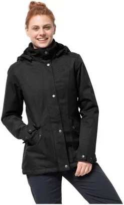 Jack Wolfskin Park Avenue Jacket Women -Peak Performance Butik jack wolfskin park avenue jacket women black 6000 xs black 6000 1