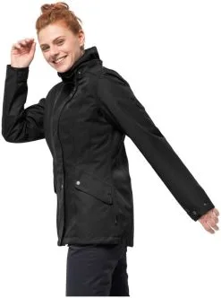Jack Wolfskin Park Avenue Jacket Women -Peak Performance Butik jack wolfskin park avenue jacket women black 6000 xs black 6000 3