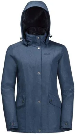Jack Wolfskin Park Avenue Jacket Women -Peak Performance Butik jack wolfskin park avenue jacket women dark sky xs dark sky 0 1