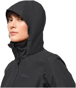 Jack Wolfskin Stormy Point 2L Jacket Women's -Peak Performance Butik jack wolfskin stormy point 2l jacket women s black xs black 4