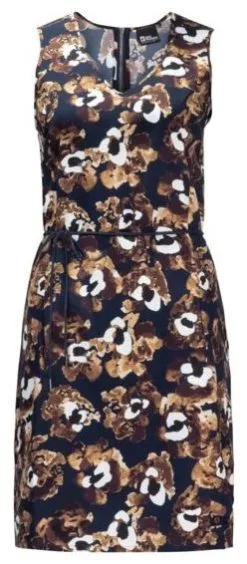 Jack Wolfskin Tioga Road Flower Dress 16 Jack Wolfskin Tioga Road Flower Dress -Peak Performance Butik jack wolfskin tioga road flower dress night blue all over xs night blue all over 0