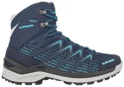 Lowa Innox Pro GTX Mid Women's -Peak Performance Butik lowa innox pro gtx mid women s navy turquoise 3 5 uk 36 eur navy turquoise 0 4