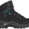 Lowa Renegade GTX Mid Women's Small -Peak Performance Butik lowa renegade gtx mid women s small asphalt turquoise 10 uk 44 2 3 eur asphalt turquoise 0
