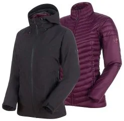 Mammut Convey 3 I 1 Hardshell Hooded Jacket Women -Peak Performance Butik mammut convey 3 in 1 hardshell hooded jacket women phantom grape 0 1