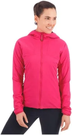 Mammut Rime Light Insulated Flex Hooded Jacket Women -Peak Performance Butik mammut rime light insulated flex hooded jacket women pink xs pink 1