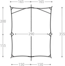 Nigor Iphis Tarp -Peak Performance Butik nigor iphis willow bough green 290 x 355 willow bough green 8