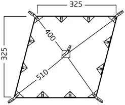Nordisk Kari 10 Diamond Tarp Natural -Peak Performance Butik nordisk kari 10 diamond tarp natural 1