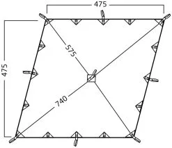 Nordisk Kari 20 Diamond Tarp Natural -Peak Performance Butik nordisk kari 20 diamond tarp natural 1
