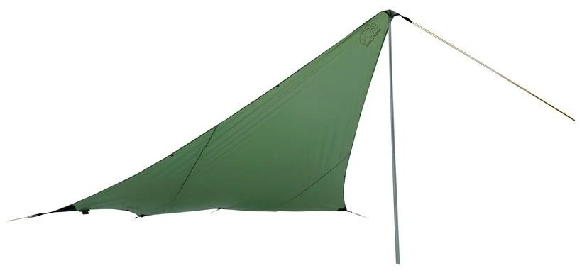 Nordisk Voss PU Diamond Tarp Dark Olive 4 Nordisk Voss PU Diamond Tarp Dark Olive - Billede 2