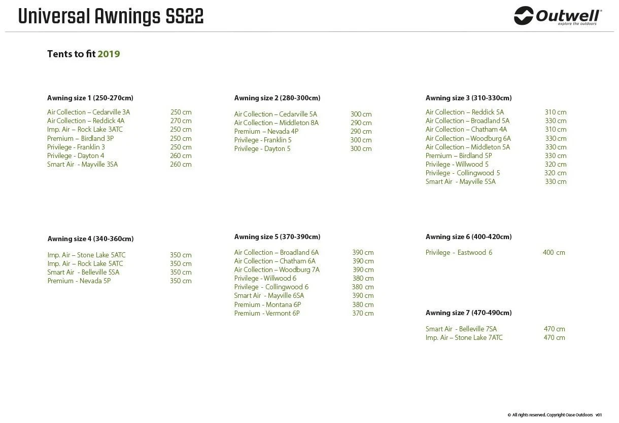 Outwell Universal Baldakin Size 7 Black-Grey 8 Outwell Universal Baldakin Size 7 Black-Grey - Billede 6