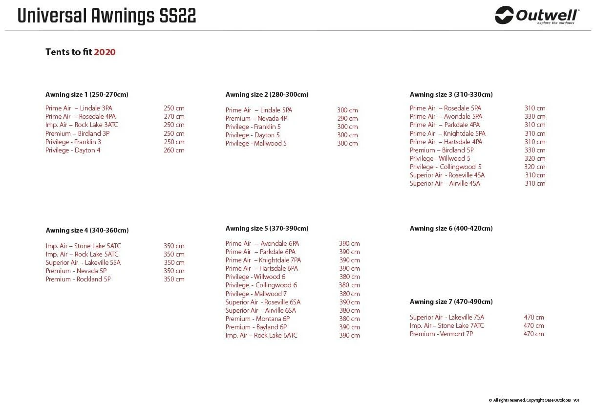Outwell Universal Baldakin Size 7 Black-Grey 9 Outwell Universal Baldakin Size 7 Black-Grey - Billede 7