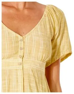 Rip Curl Summer Breeze Mid Dress -Peak Performance Butik rip curl summer breeze mid dress gold 2 1