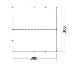 Robens Tarp 3 X 3 M Green -Peak Performance Butik robens tarp 3 x 3 m green 7