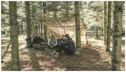 Robens Windscreen Tarp Sand & Green -Peak Performance Butik robens windscreen tarp sand green 11