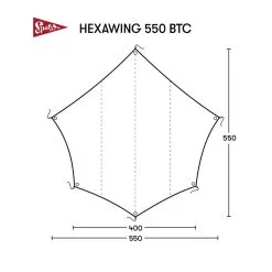 Spatz Hexawing 550 BTC Tarp -Peak Performance Butik spatz hexawing 550 btc tarp sand 1
